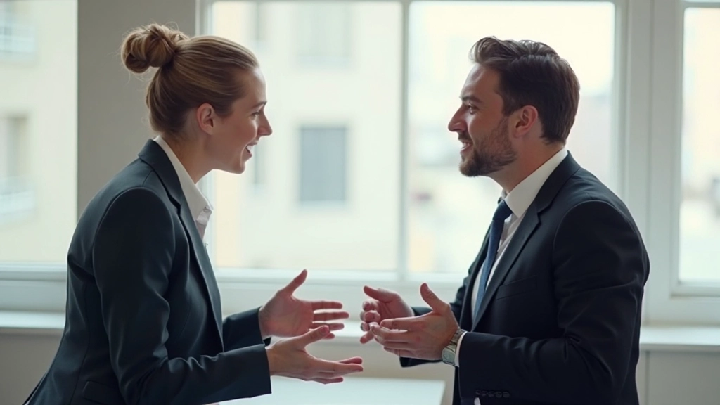 Twee professionelen werken samen aan constructieve probleemoplossing